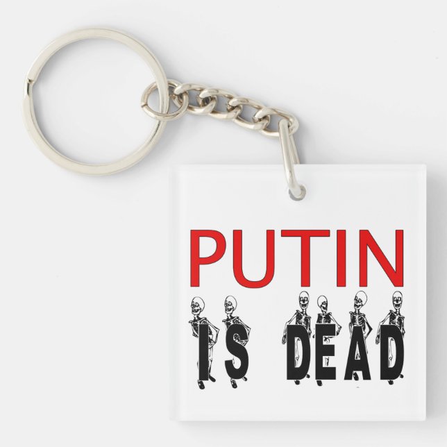 Porte-clefs Poutine est un Porte - clé mort ! (Devant)