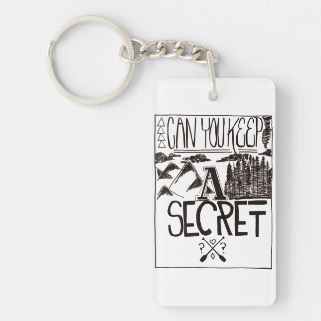 Porte-clefs Pouvez vous garder un secret (Devant)