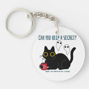 Porte-clefs "Pouvez-Vous Garder Un Secret Il Y A Des Esprits D