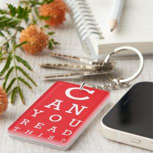 Porte-clefs Pouvez-vous lire ceci ?