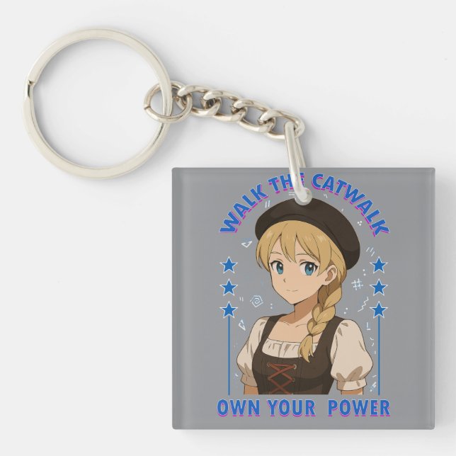 Porte-clefs pouvoir des femmes (Devant)