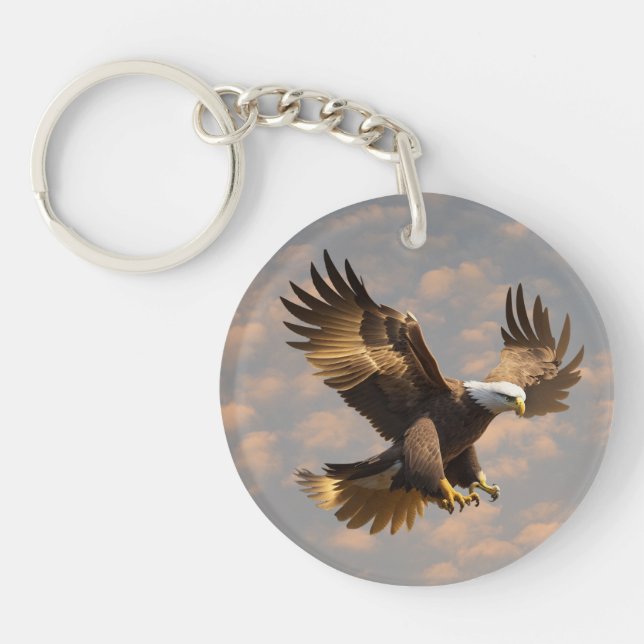 Porte-clefs Power Eagle Sky Keychain (Devant)