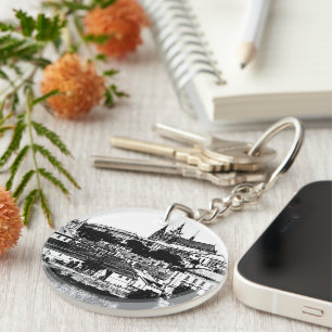 Porte-clefs Prague, Ville historique, Château - Art tchèque