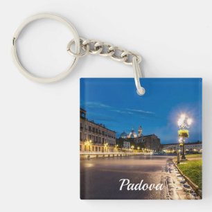 Porte-clefs Prato della Valle la nuit à Padova, Italie