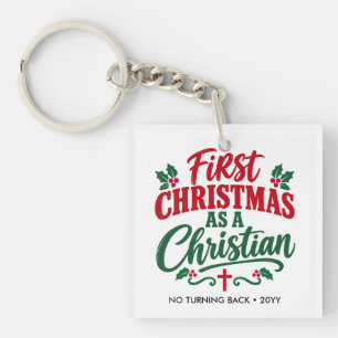 Porte-clefs PREMIER NOËL Nouveau croyant chrétien