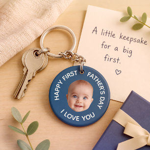 Porte-clefs Premier Papa pour la Première Fête des Pères Photo