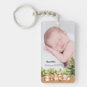 Porte-clefs Première Fête des pères photo personnalisée