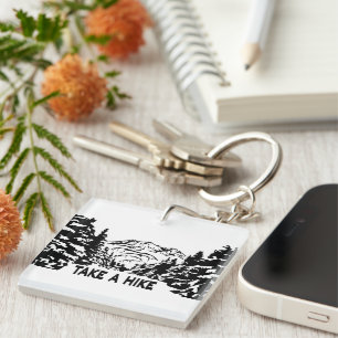Porte-clefs Prenez une citation Hippique paysage montagnard mo