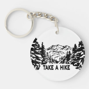 Porte-clefs Prenez une citation Hippique paysage montagnard mo