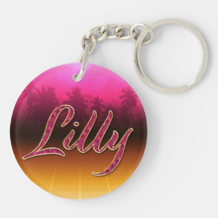 Porte-clefs Prénom de Lilly