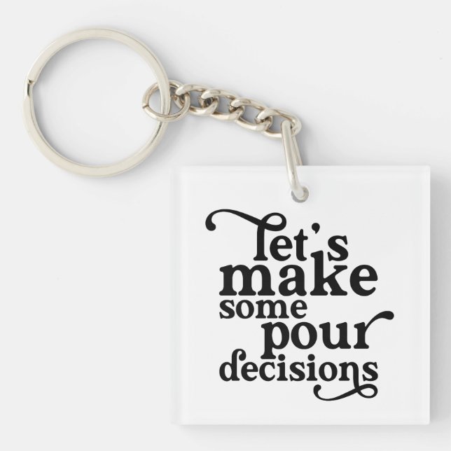 Porte-clefs Prenons des décisions pour (Devant)