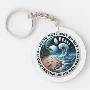 Porte-clefs Prenons soin de l'environnement. Quand nous sommes