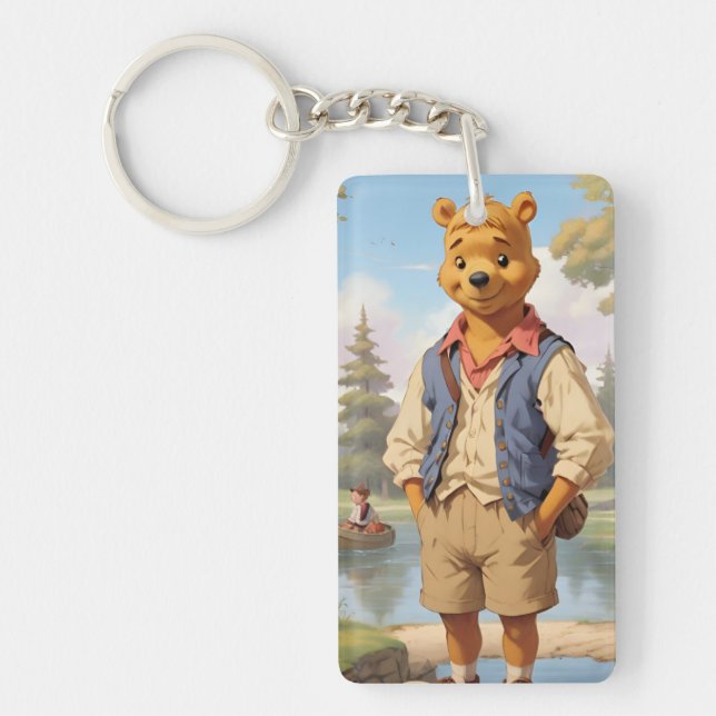 Porte-clefs Preppy Winnie l'Ooh 1 (Devant)