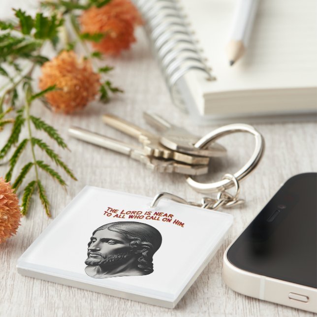 Porte-clefs Présence Divine : Le Seigneur Est Proche (Devant Droit)