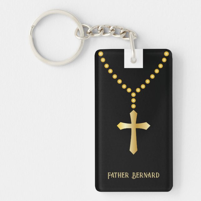 Porte-clefs Prêtre Vicaire Pasteur Clergé (Devant)