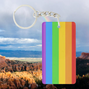Porte-clefs PrideSpark : Fierté arc-en-ciel