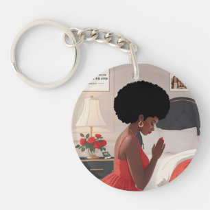 Porte-clefs Prier Mère Porte - clé acrylique