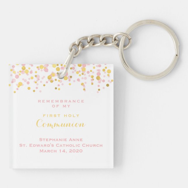 Porte-clefs Prière de communion (Dos)