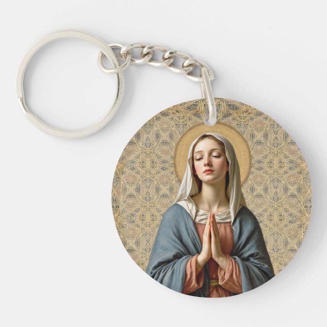 Porte-clefs Prière de grâce divine (Devant)