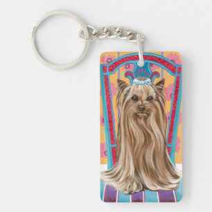 Porte-clefs Princesse de la Couronne Yorkie
