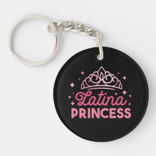 Porte-clefs Princesse Latina Rose