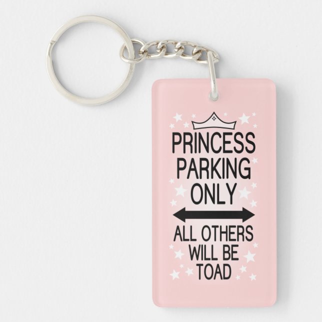 Porte-clefs Princesse Parking Only (Devant)