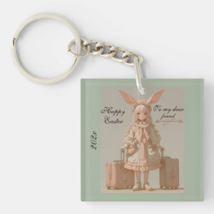 Porte-clefs Printemps vintage, Pâques