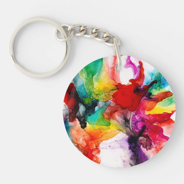 Porte-clefs Prisme de bijoux - Aquarelle (Devant)