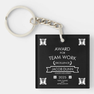 Porte-clefs Prix de travail de l'équipe d'entreprise