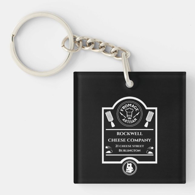 Porte-clefs Producteur de fromage (Devant)