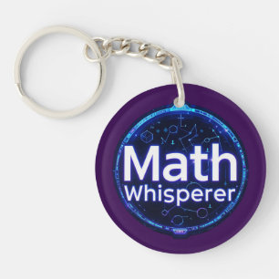 Porte-clefs Prof de maths chuchoteur de maths