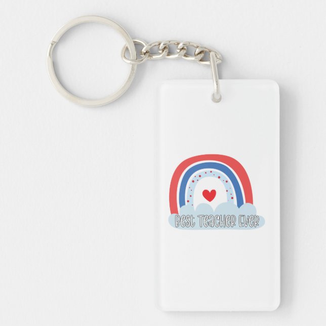 Porte-clefs Professeur Art Meilleur enseignant (Devant)