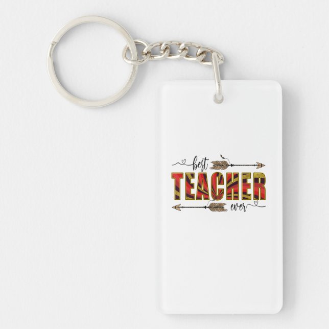 Porte-clefs Professeur Art Meilleur enseignant Evers (Devant)
