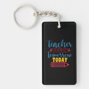 Porte-clefs Professeur Cadeaux Contact enseignant demain auj