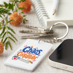 Porte-clefs Professeur Coordinateur de Chaos Design Retour à l