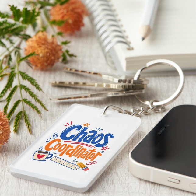 Porte-clefs Professeur Coordinateur de Chaos Design Retour à l (Devant droit)