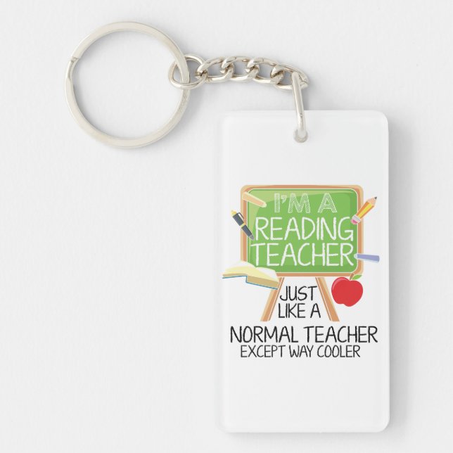 Porte-clefs Professeur de lecture (Devant)