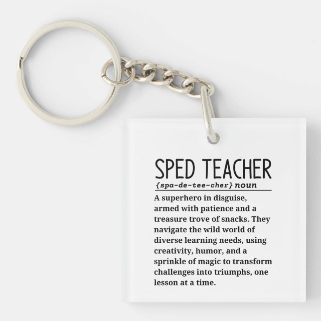 Porte-clefs Professeur de vitesse (Devant)
