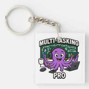 Porte-clefs Professeur en salle de classe Octopus multitâche