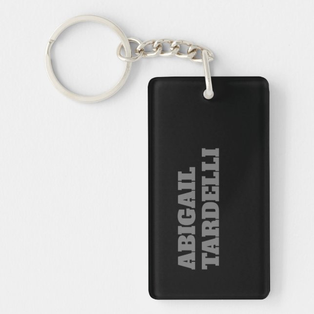 Porte-clefs Professionnel minimaliste audacieux moderne (Devant)
