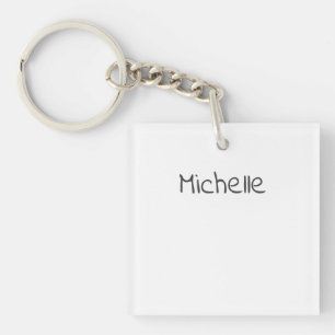 Porte-clefs Professionnel Moderne Minimaliste Nom Propre Simpl