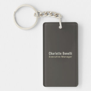 Porte-clefs Professionnel Moderne Minimaliste Plain Coin Arron
