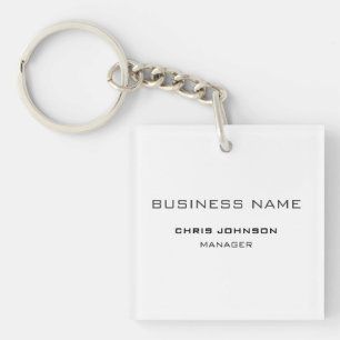 Porte-clefs Professionnel Moderne Plain Simple