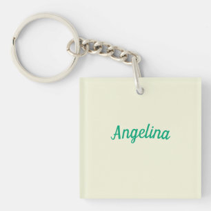 Porte-clefs Professionnel Simple Moderne Élégant Beige Votre N