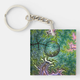 Porte-clefs Profitez de l'anneau de clé acrylique du voyage