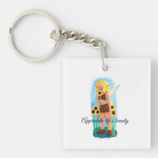 Porte-clefs Profitez des petites choses