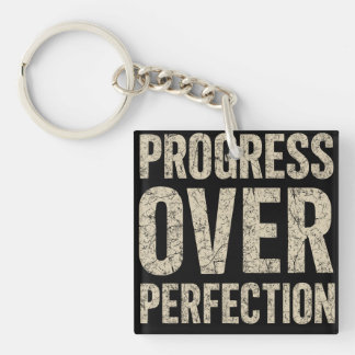 Porte-clefs Progrès Plutôt que Perfection