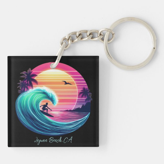 Porte-clefs Promenez-vous au coucher du soleil (Dos)