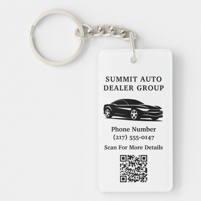 Porte-clefs Promotion unique pour réparation automobile ou con (Devant)