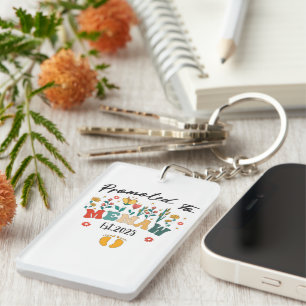 Porte-clefs Promu à Memaw est. 2025 : Une année spéciale pour